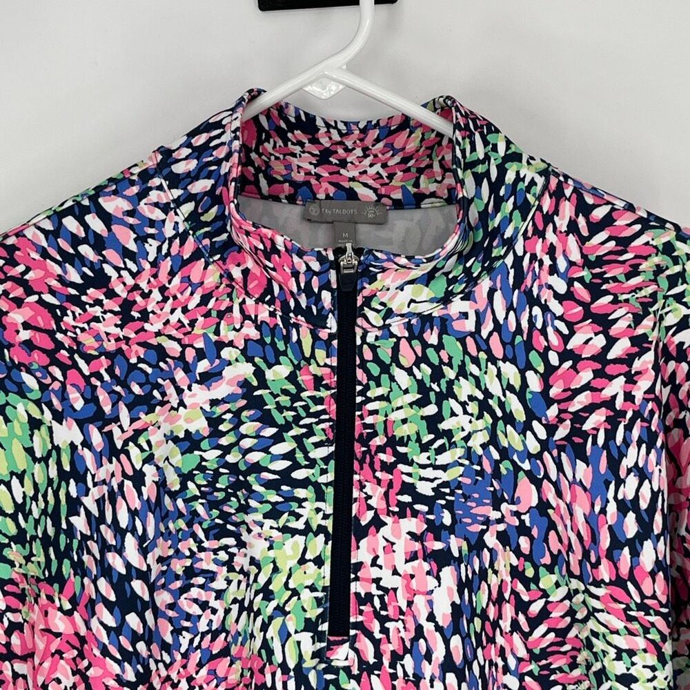 T By Talbots On The Move Pullover Quarter Zip M M… - image 3